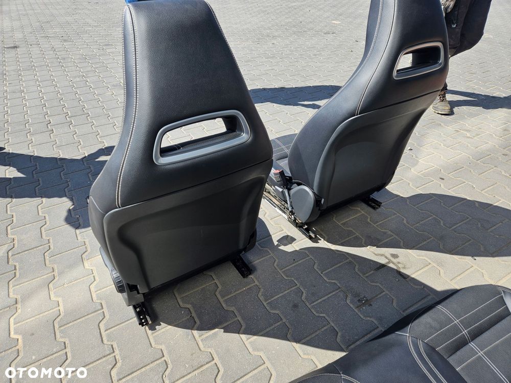 kanapa fotele kpl. półskóra mercedes cla w117 amg sedan - 9