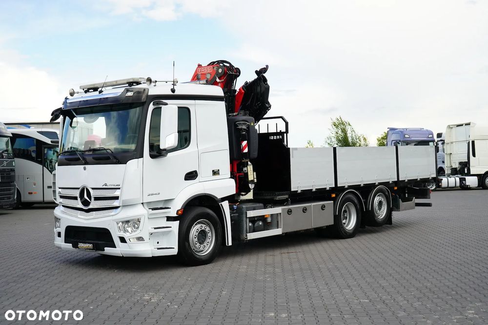 Mercedes-Benz ACTROS / 2543 / 6 X 2 / SKRZYNIOWY + HDS / FASSI F 295 / WYS. 16,5 M / PILOT / OŚ SKRETNA - 2