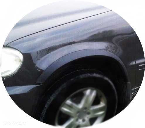 MERCEDES W163 ML Nakładki na błotnik przód tył listwa nadkola 97-05 - 1