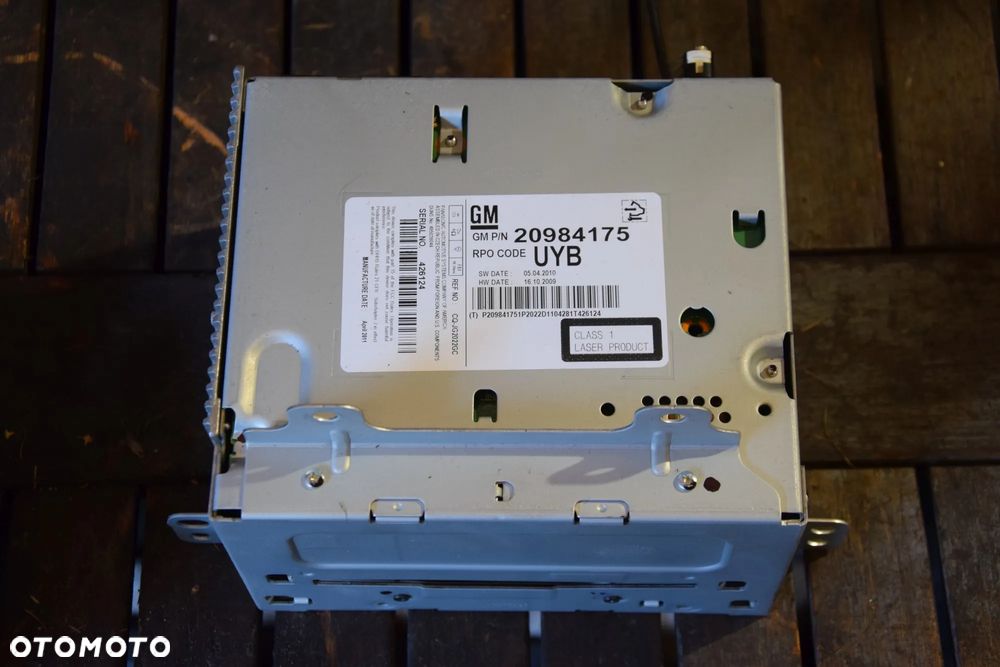 Opel Astra J Radio oryginał CD300 ładny panel 13346049 - 5