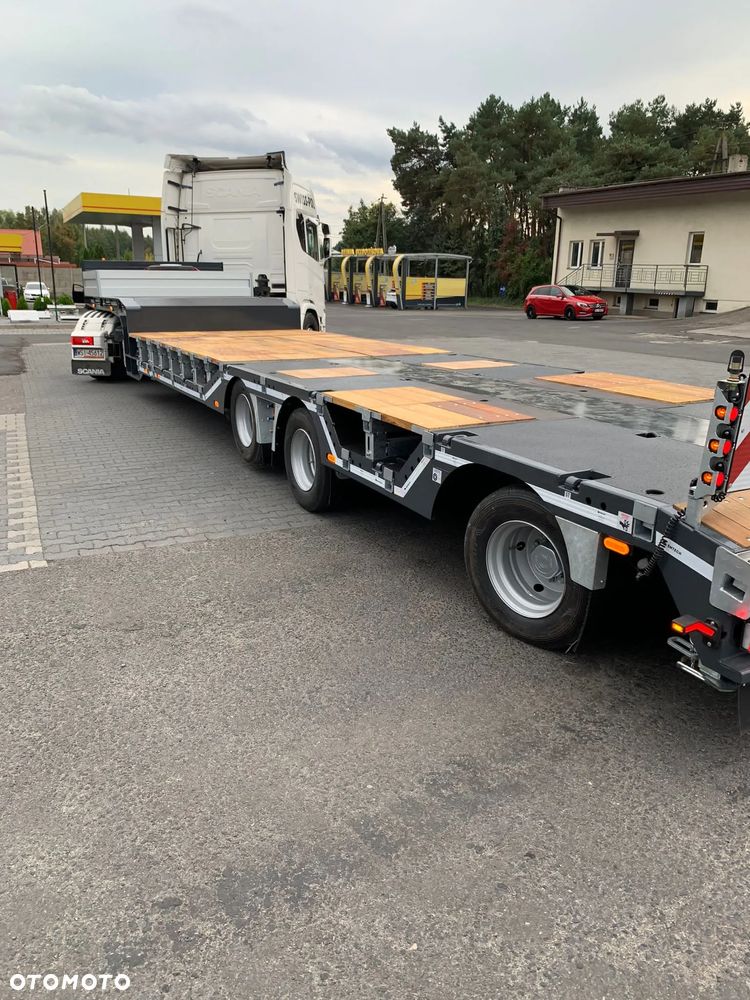 Scania R450 Emtech NN3 2023 ROK Niskopodwozie Oś Podnoszona Skrętna Waga Odstępstwo  mulda + rozciągana + poszerzenia - 5