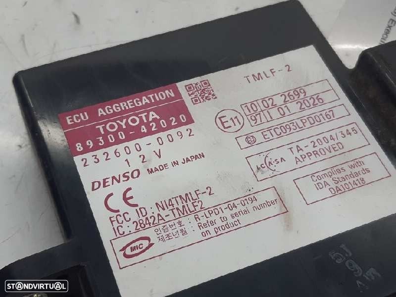 MODULO ELECTRONICO TOYOTA RAV 4 III 2007 -8930042020 - 4