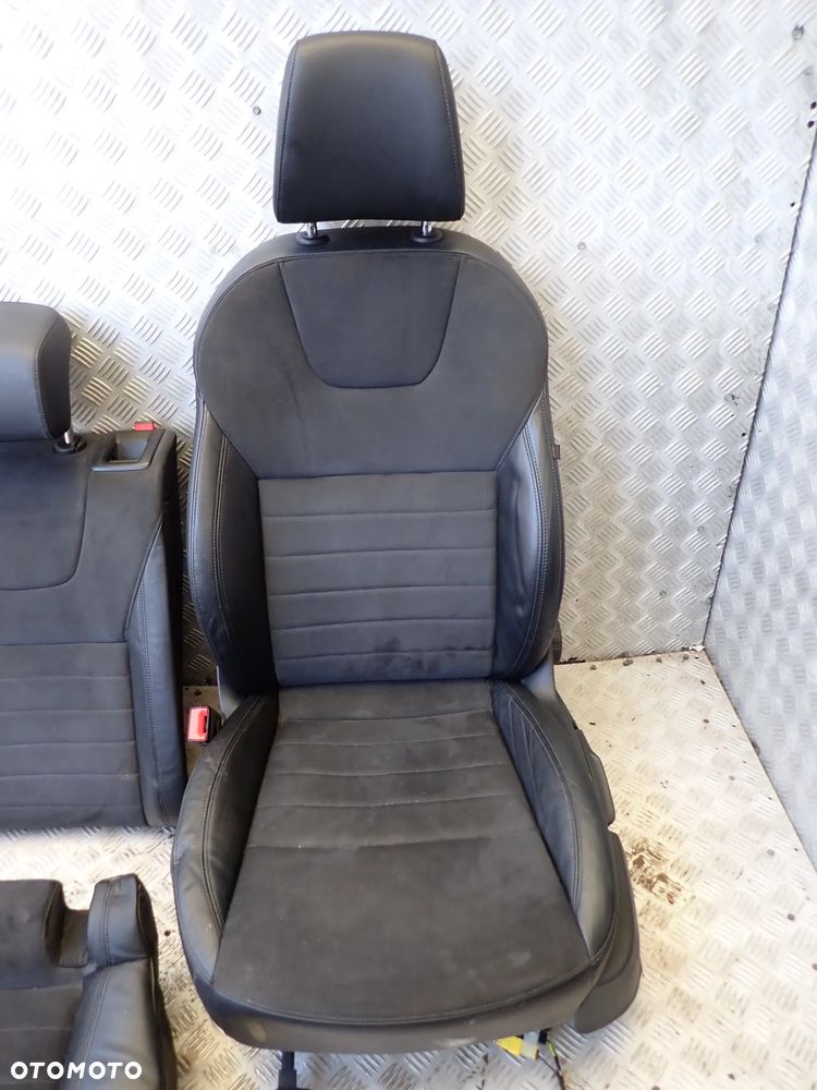 AUDI A6 C7  FOTEL PRZEDNI PRAWY / LEWY ORAZ KANAPA TYLNIA MATERIAŁ - SKÓRA KOMPLET - 5