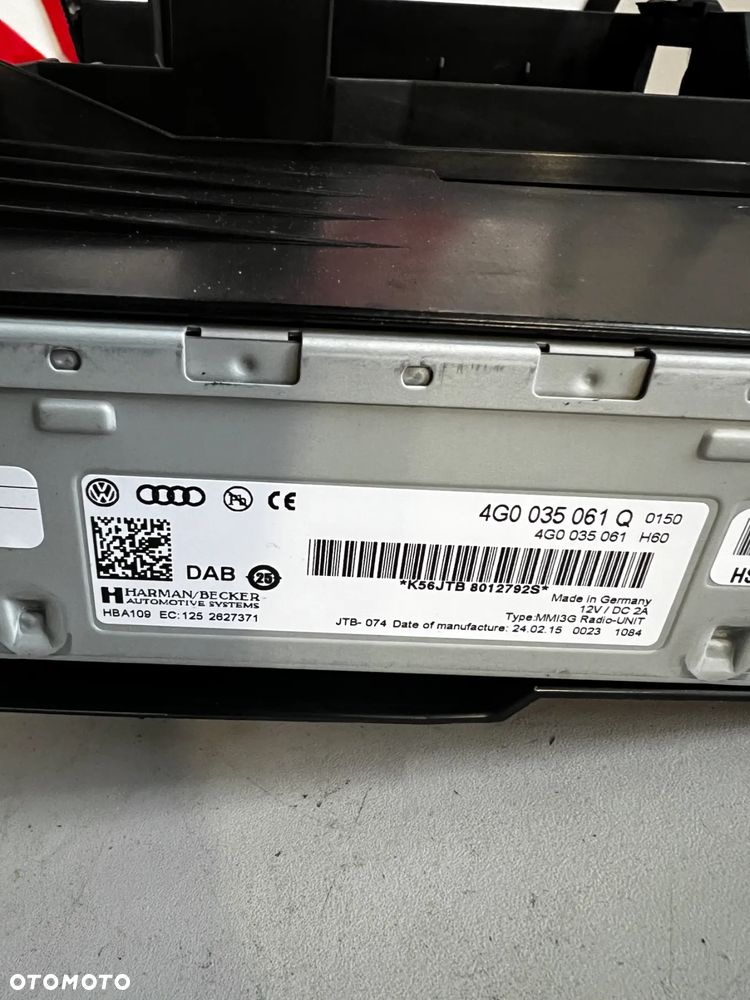 TUNER RADIOWY MODUŁ RADIA AUDI A4 B8 A5 A6 C7 Q5 Q7 A8 GPS MMI 4G0035061Q - 2