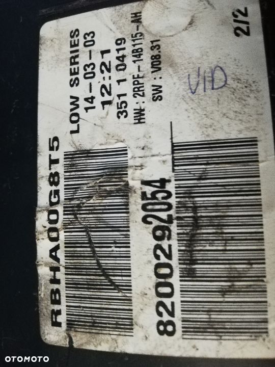 licznik Renault Megane 2 8200292054 - 3