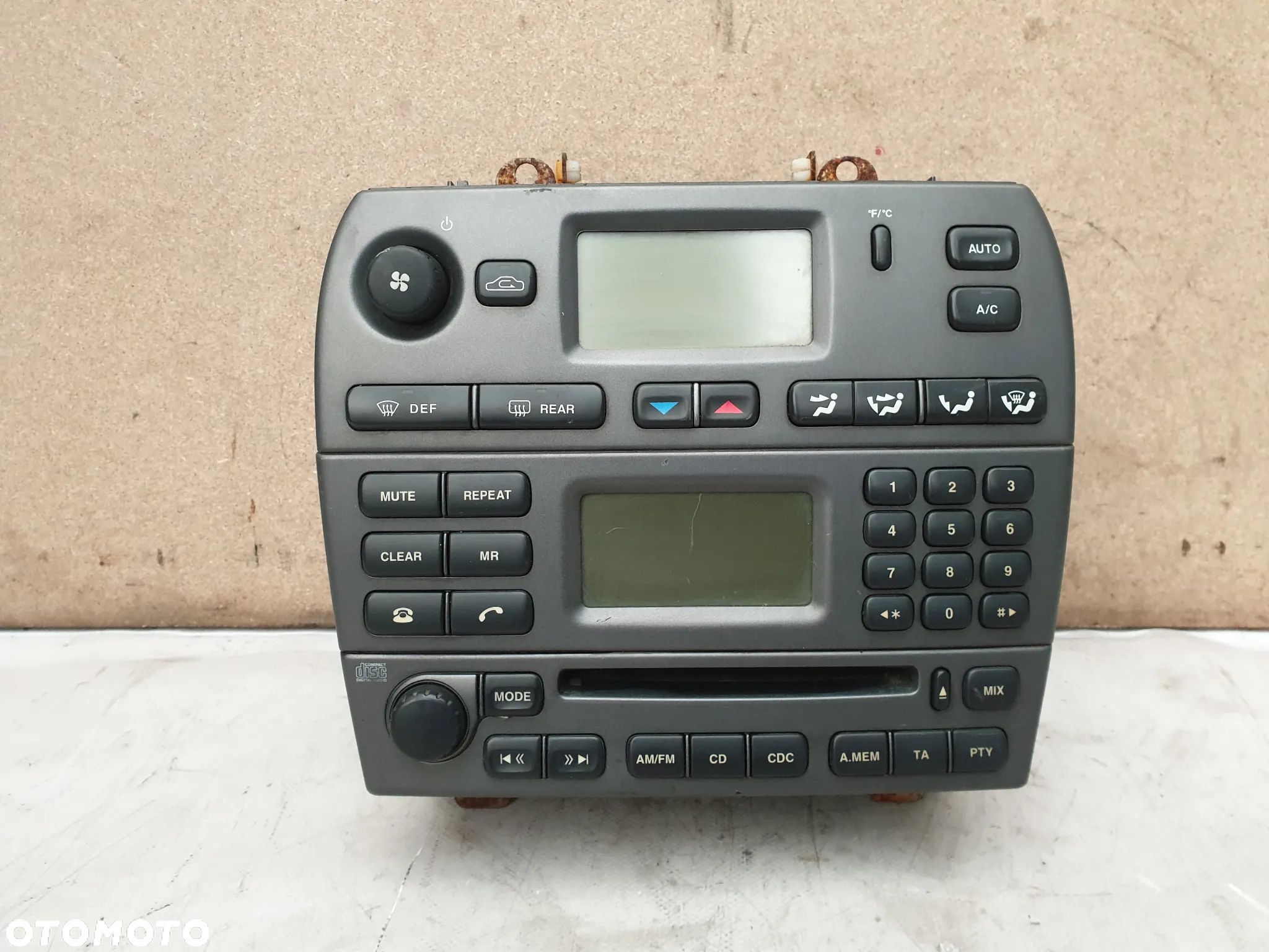 Jaguar X-TYPE X TYPE Radio CD Panel Nawiewu Klimatyzacji 4X43-18B876-AC - 1