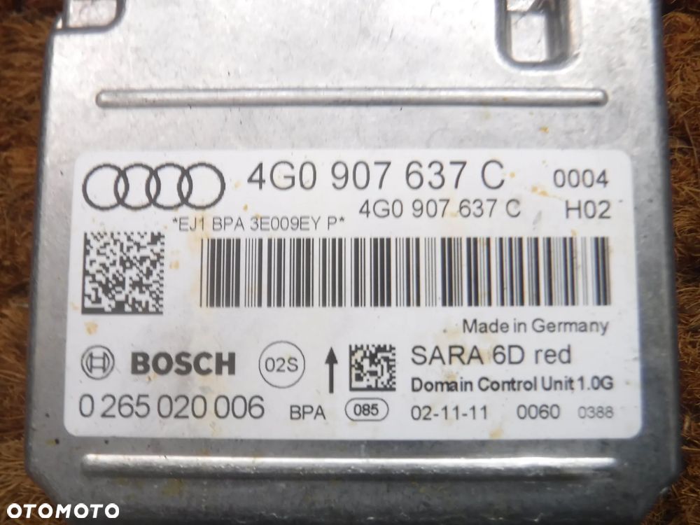 Audi A7 4G A6 C7 modul przyspieszenia 4G0907637C - 2
