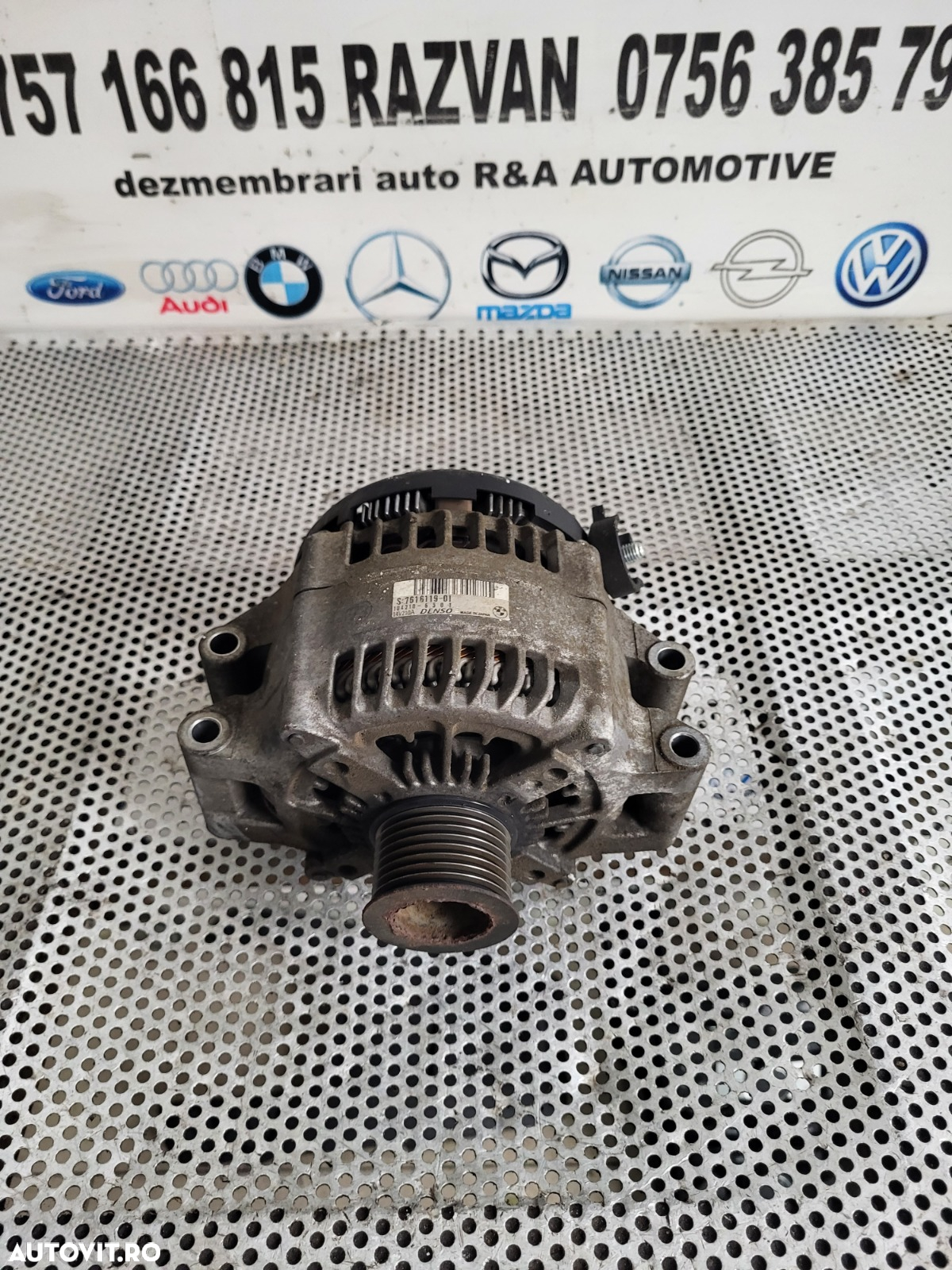 Alternator Bmw 210 A 3.0 3.5 Benzina Motor N55B30 F10 F11 F06 F07 F12 F13 F01 F02 X5 X6 F15 F16 Cod - 3