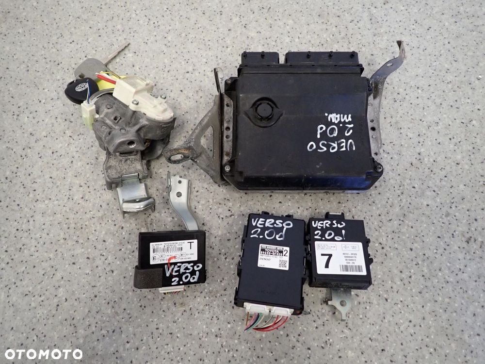 TOYOTA VERSO 2.0 D4D 09-13 ZESTAW STARTOWY STEROWNIK STACYJKA - 1