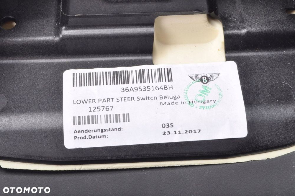 BENTLEY BENTAYGA OSŁONA KOLUMNY KIEROWNICZEJ 36A9535164BH  36A9535154BH - 7