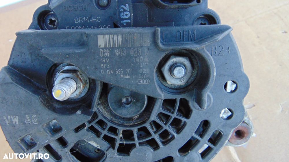 Alternator VW Golf 6 1.6 tdi 1.2tsi Golf 6 plus audi a3 skoda octavia touran seat leon toledo fabia - 4