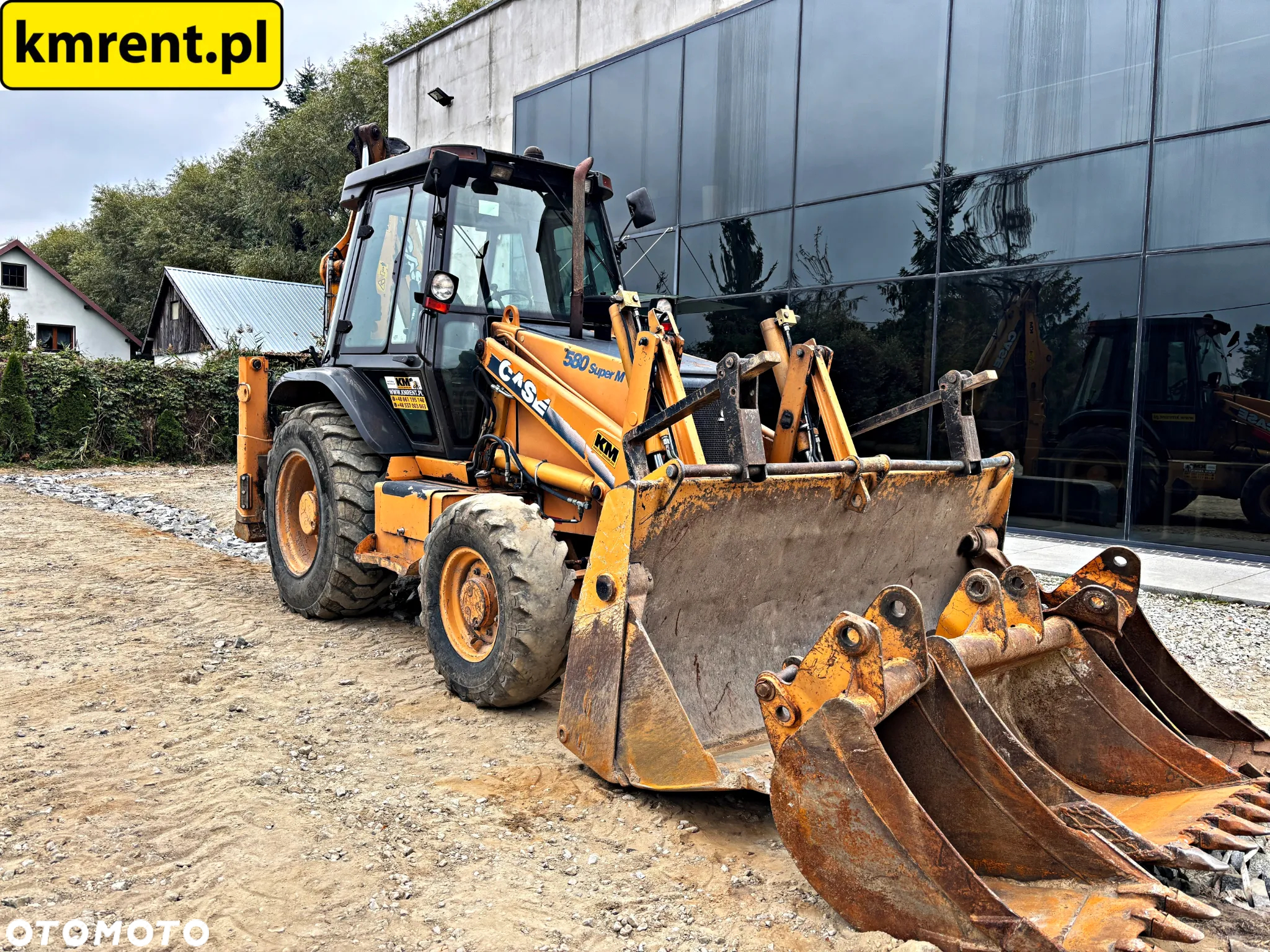Case 580 SM KOPARKO-ŁADOWARKA 2003R. | JCB 3CX CAT 428 432 CASE 590 - 7