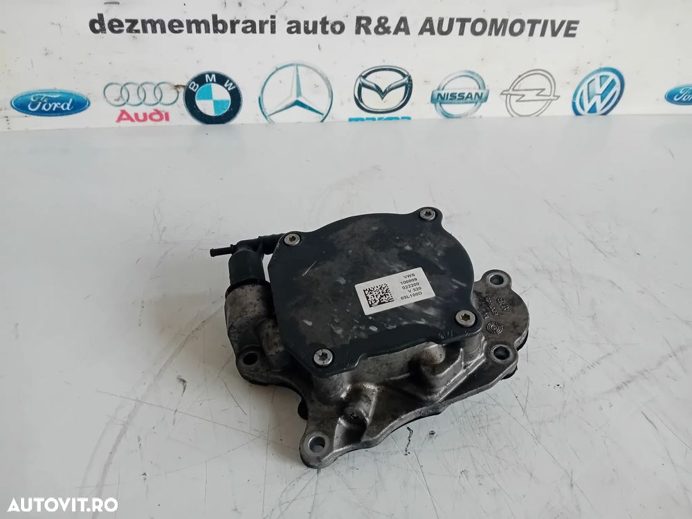 Pompa Vacuum Tandem Vw Golf 6 VI Seat Skoda 1.6 Tdi Euro 5 Motor CAY Cod 03L100D Octavia Leon Caddy - 2