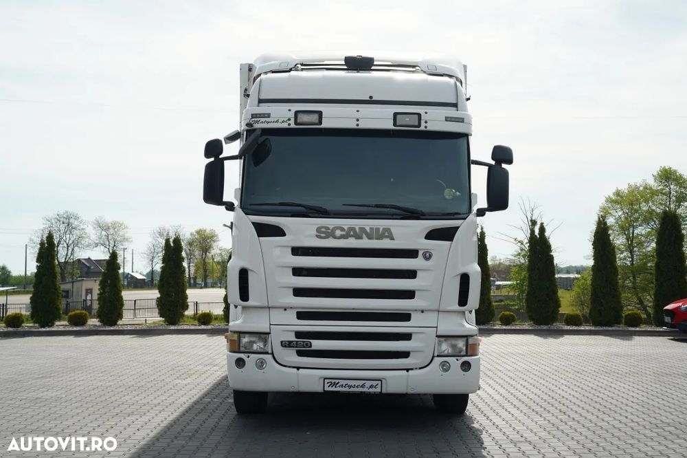 Scania R 420 / 4X2 / FRIGIDER / VEHICUL SOLO 7,3 m / THERMO KING / LIFT / EPS + AMBREIAJ / EURO 5 - 9