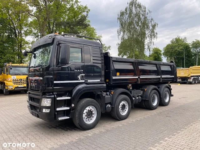 MAN MAN TGS 35.440 8X4 EURO 5 WYWROTKA 3 STRONNA Meiller BORDMATIC 2013R, z Niemiec - 2