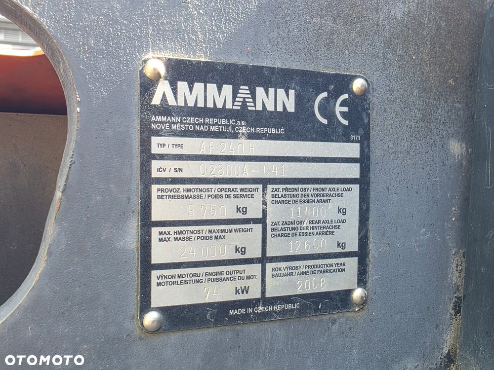 Ammann AP 240, 2008 ROK, 5600 MTH, KLIMA - 15