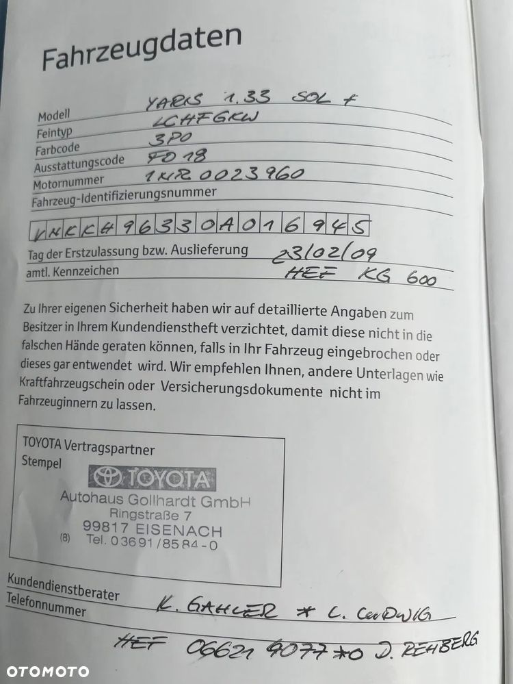 Toyota Yaris 1.33 VVT-i Executive - 28