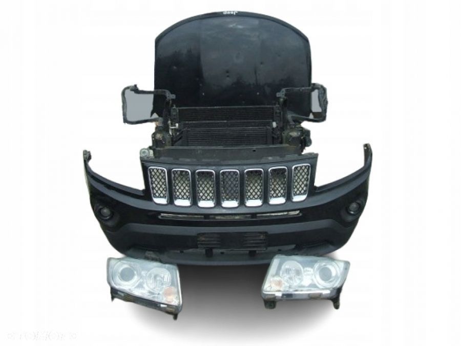 JEEP COMPASS I lift MASKA BŁOTNIK ZDERZAK PRZÓD CHŁODNICE LAMPY wzmocnienie - 2