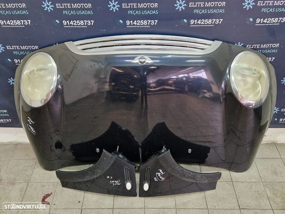 Frente completa usada MINI ONE R53 R50 capot parachoques guardalamas fibra reforço oticas - 10
