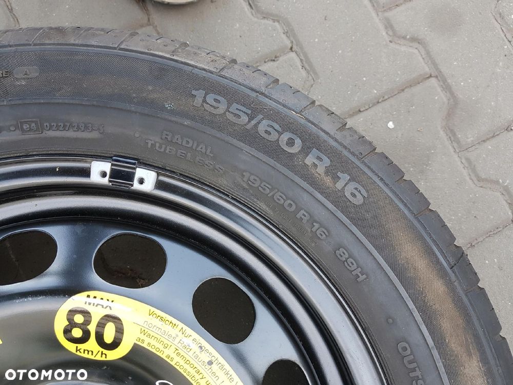 SKODA YETI 5L 09-17r KOŁO ZAPASOWE 16 5X112 - 4