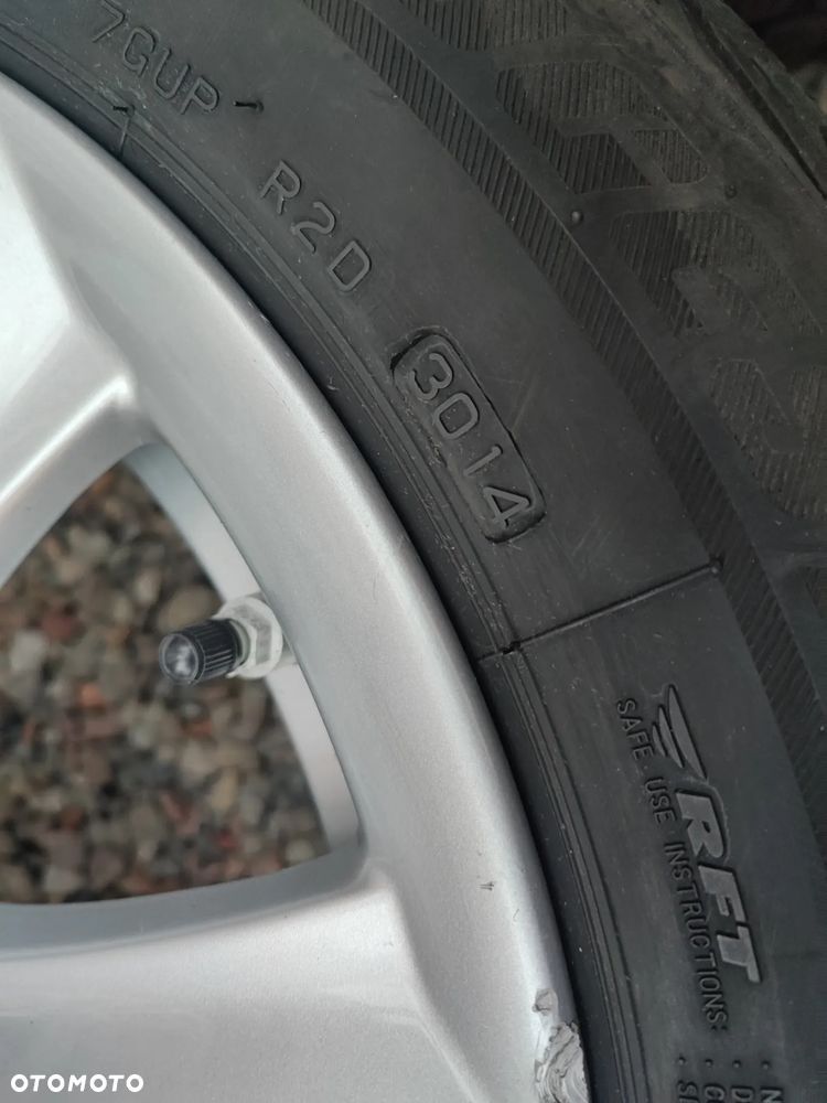 BMW F06 / F10 / F10N / F11 / F12 / F13 ORYGINALNY KOMPLET ALUFELG STYLING 236 4X17 8Jx17EH2+IS30 + OPONY ZIOMWE / WIELOSEZONOWE + CZUJNIKI TMPS O NR. 6 780 720 OEM W DOBRYM STANIE - 15