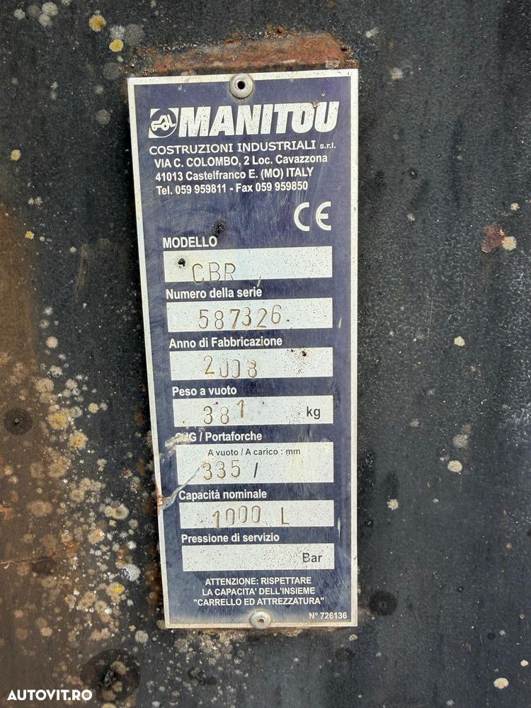 Manitou MRT 1432 TURBO 400 - 12