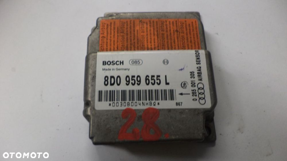 Komputer sterownik  AIR BAG VW AUDI 8D0959655L - 1
