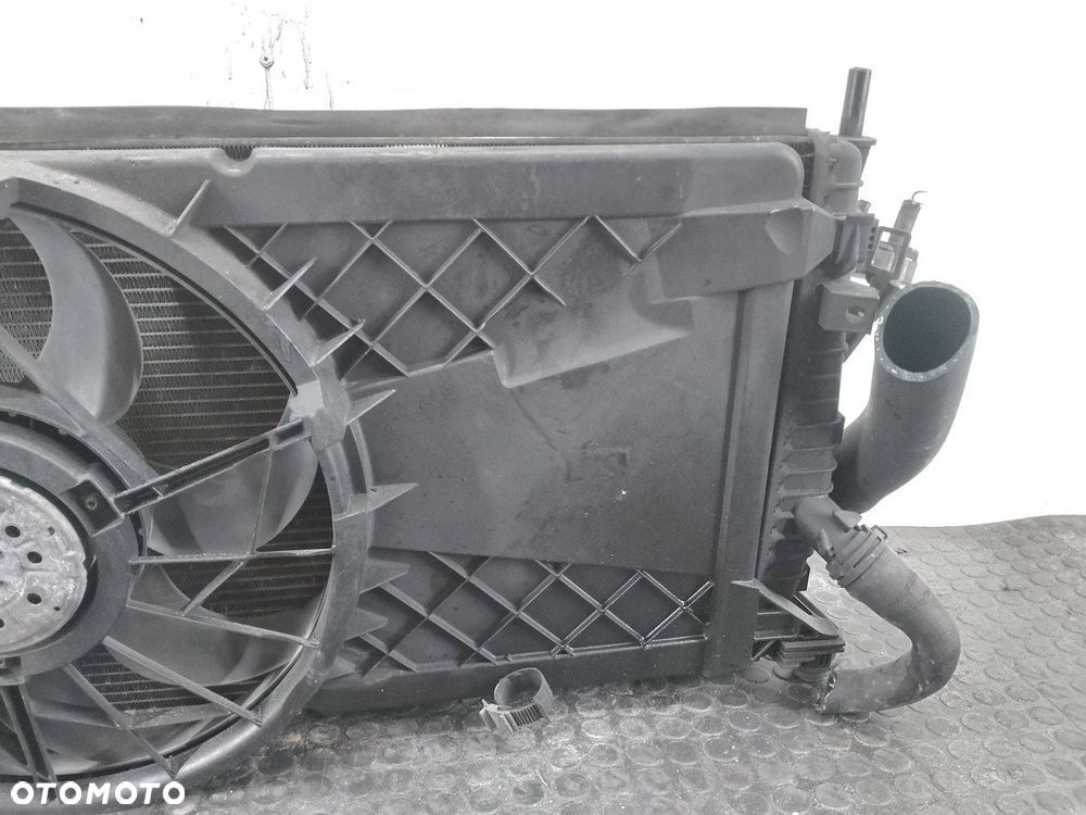 ZESTAW CHŁODNIC WODA KLIMA INTELCOOLER WENTYLATOR VOLVO V50 4N5H-19710-BD - 6
