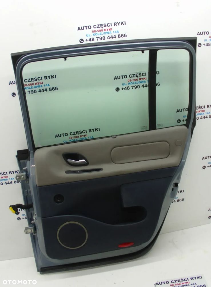 Renault Espace IV Drzwi prawy tył Zamek Szyba Zawiasy Klamka Boczki Ted 47 - 7