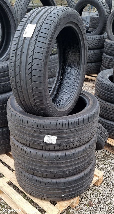 Opona opony 4x Continental Conti sport contact 100V 8mm 235/45/20 235/45R20 2018r - 1
