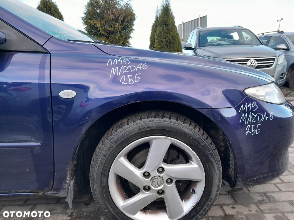 MAZDA 6 BŁOTNIK PRAWY PRZEDNI PRAWY PRZÓD KOLOR: 25E - 1
