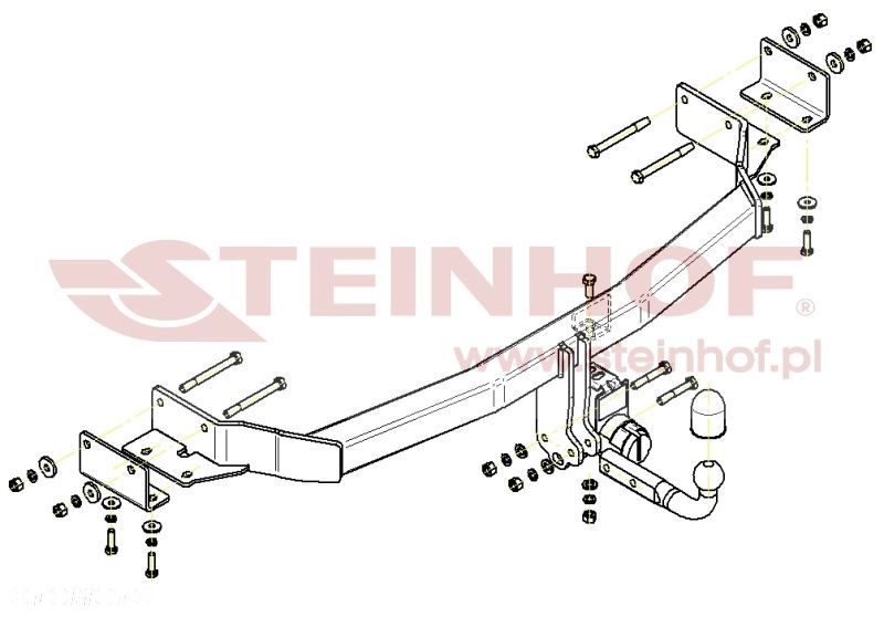 Hak holowniczy + MODUŁ 7PIN do Kia Sorento od 2009 do 2012 - 2