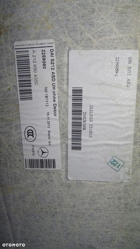 podsufitka podsufitówka mercedes w212 kombi lift amg nr m765 - 3