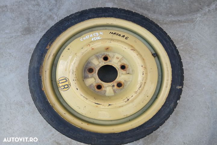 Roata de rezerva slim R15 37J15X4T 115/70 R15 37J15X4T 115/70 R15 Maz - 1