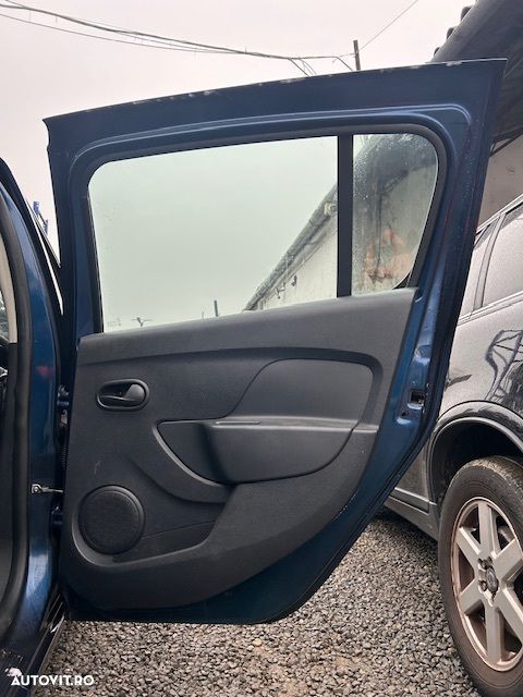 Usa Dreapta Spate Dacia Sandero 2 2012 - 2016 Hatchback 4 Usi Bleu cosmos TERPR (1424) - 2
