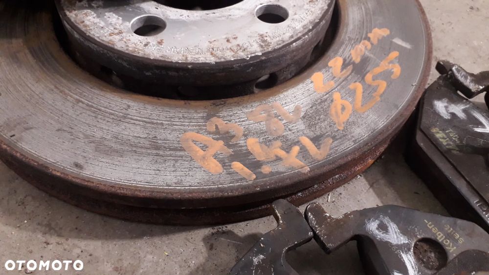 tarcze klocki hamulcowe przód 256mm textar  A3 8L 1.6 lift - 4