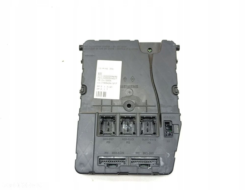 SKRZYNKA MODUŁ BSI RENAULT MEGANE III 1.5 DCI 8200309690 - 1