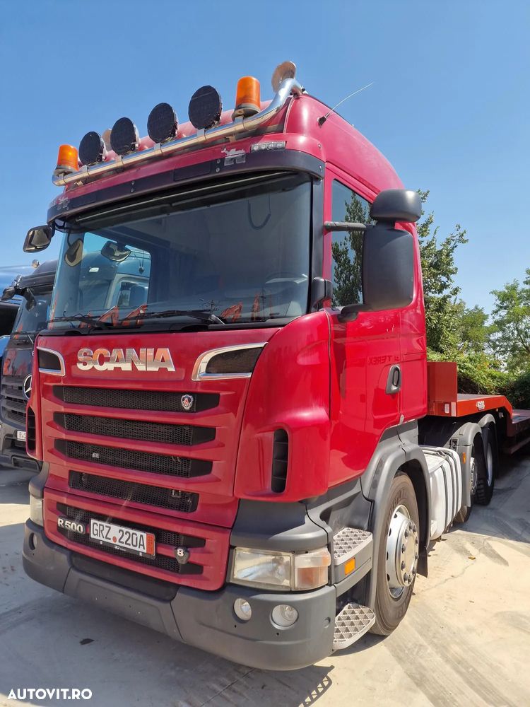 Scania V8 cu 500CP, 2011, 599.690km, 6x2 cu axa liftabila si viratoare, Cutie viteze automata, Anvelope 315/80R22,5 90% bune, Kit basculare, rezervor 600l, goarne, proiectoare, Carte identitate, rulat in Germania, PROMOTIE 28.900 EUR+Tva - 7