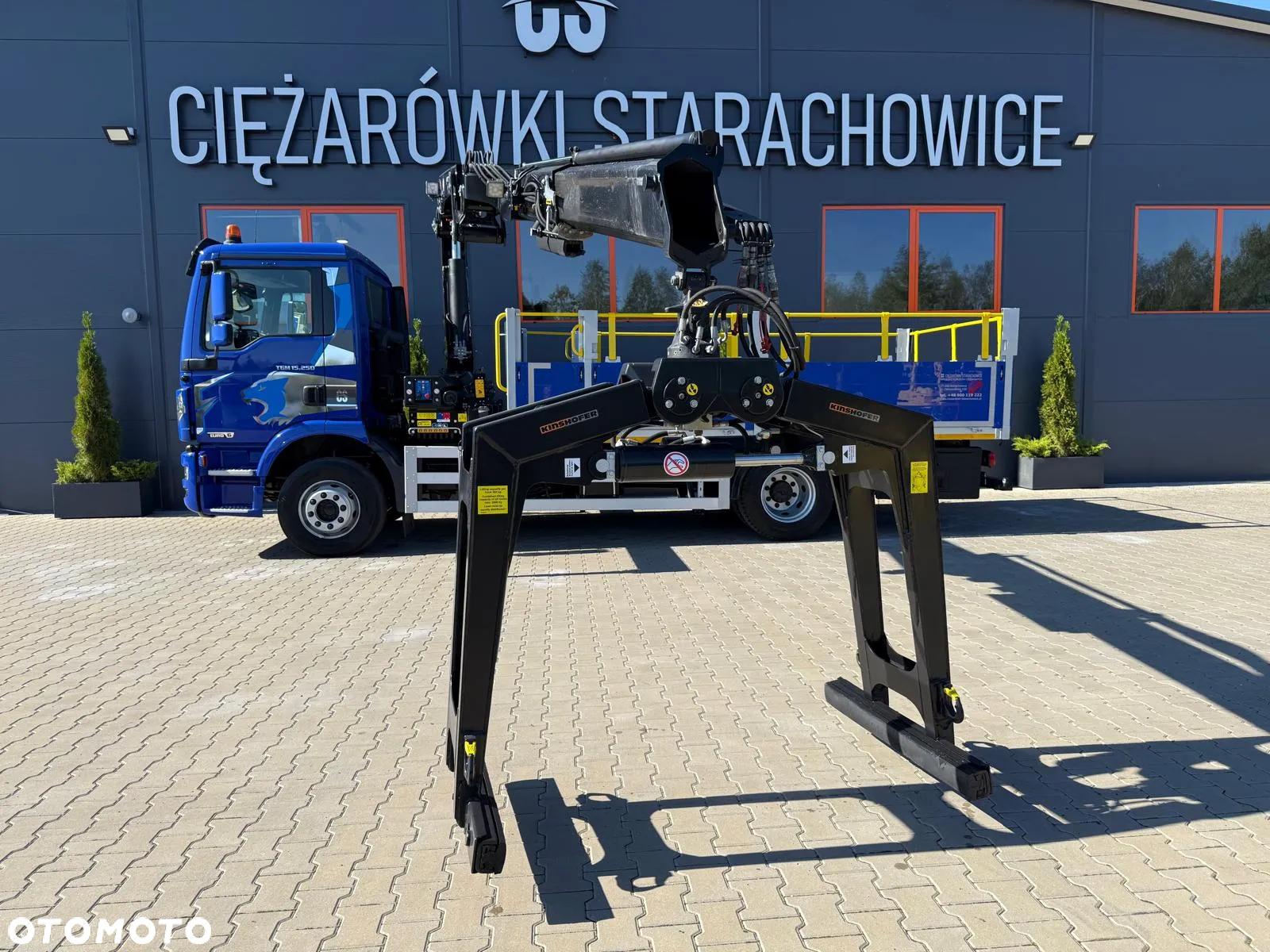 MAN TGM 15.250 skrzynia z żurawiem // E6 // HMF 1420 K1 HDS dzwig kran crane budowlanka - 6