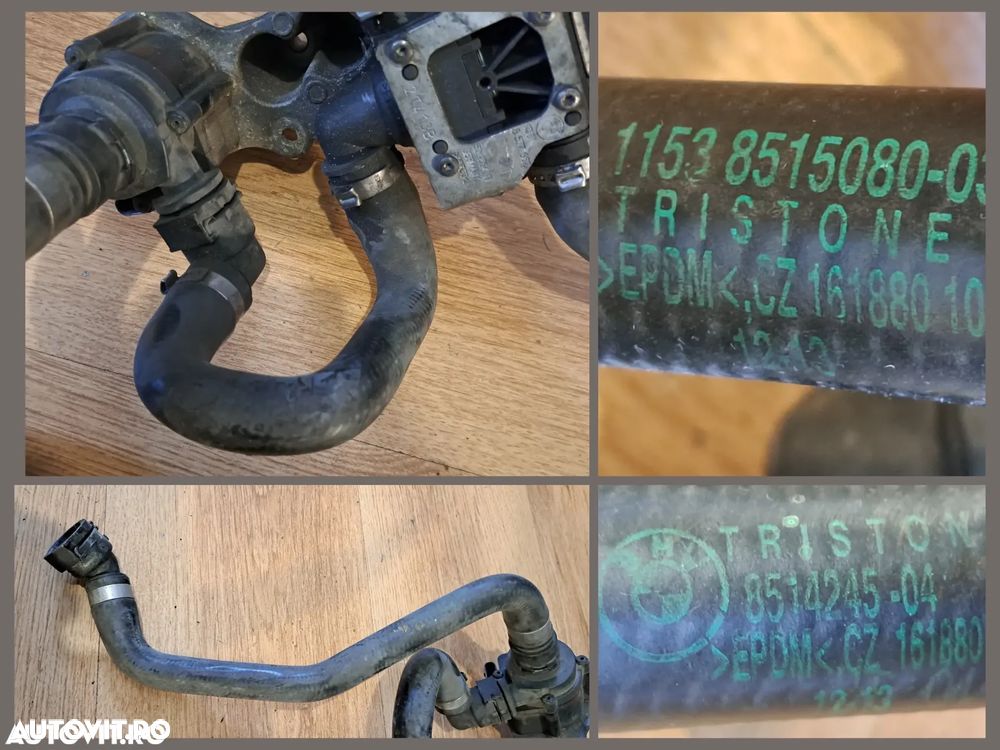 Furtun lichid racire f10+lci f11+lci f15 Pompa auxiliara apa Conducta radiator g11 g30 - 3