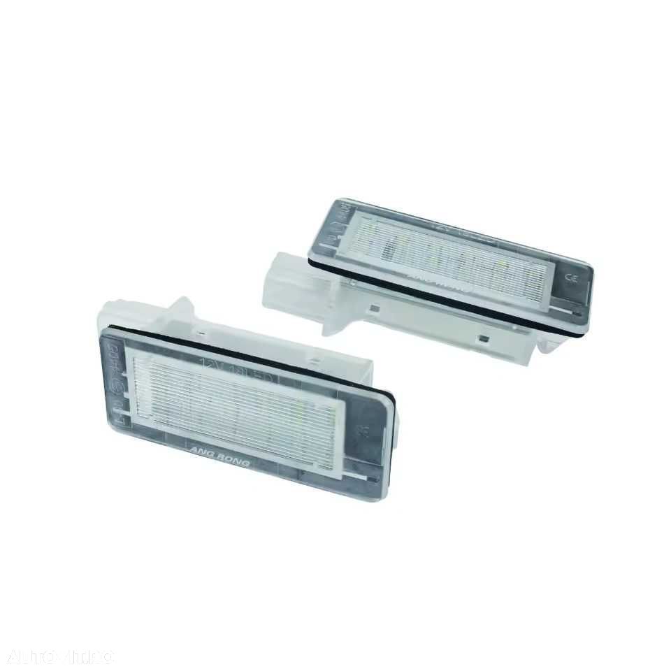 Lampi Numar LED Portbagaj Dacia Renault Duster Logan Lodgy, ALB RECE - 6
