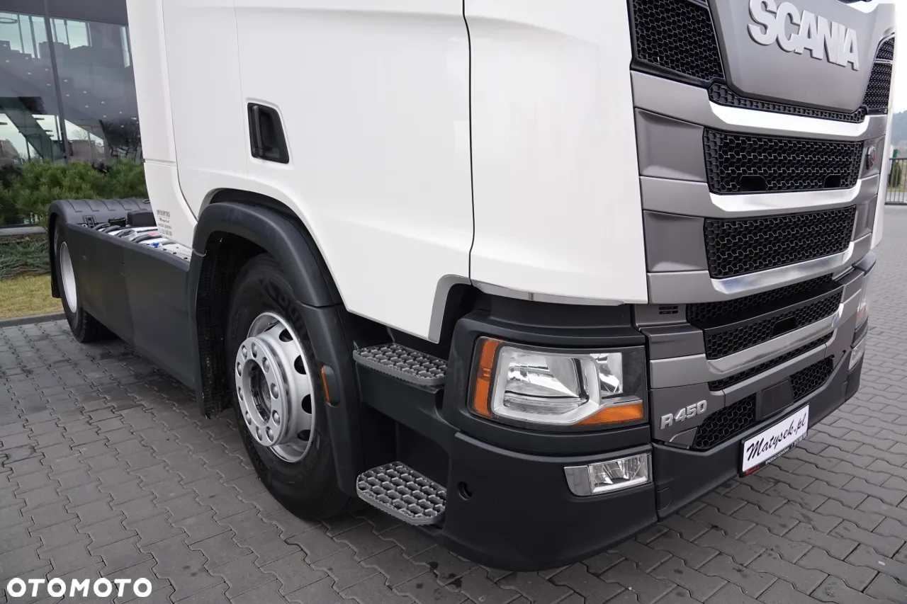 Scania R 450 / RETARDER / HYDRAULIKA / KLIMA POSTOJOWA / HYDRAULIKA / NISKA KABINA / OPONY 100% / PO KONTRAKCIE SERWISOWYM - 9