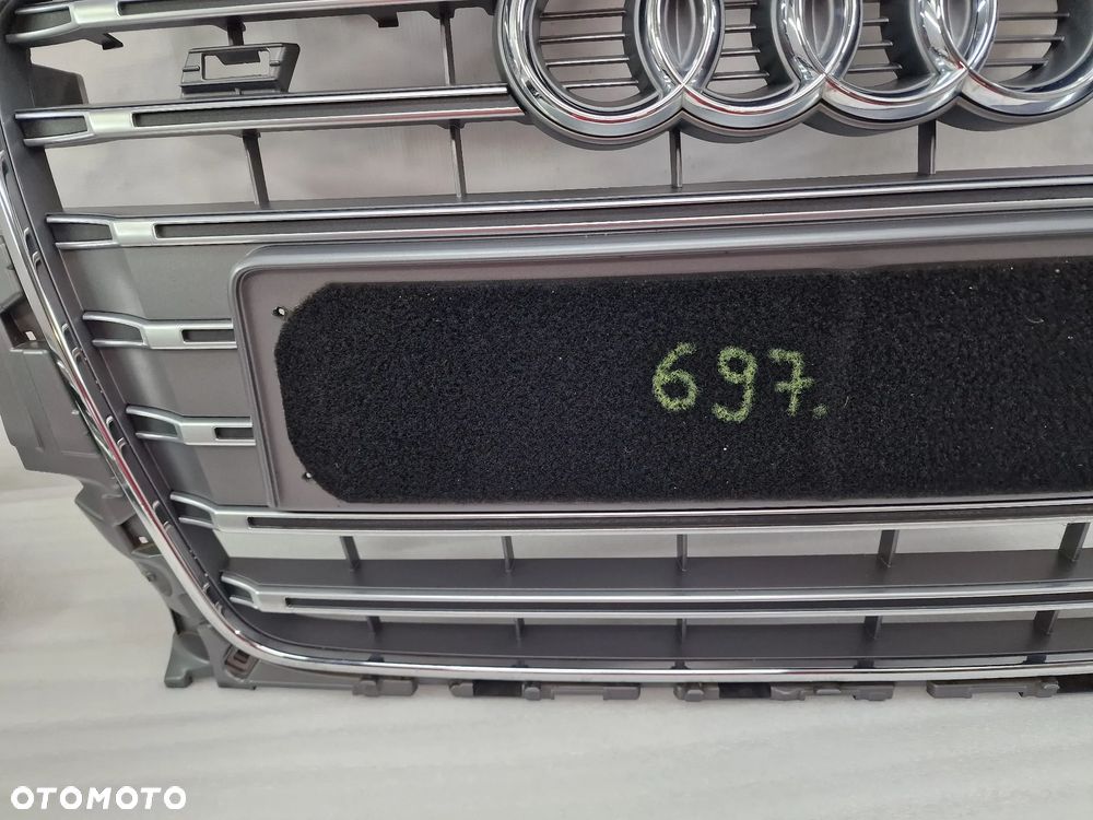 AUDI A3 / S3 8V0 / 8V3 12- ATRAPA / GRILL PRZEDNI PRZÓD , BARDZO ŁADNA , SZARA , NR 8V3853651B/C , NR AUKCJI GL696 (GL697) - 5