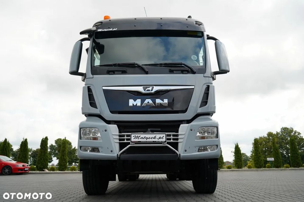 MAN TGS 33.360 / 6x4 / WYWROTKA + HDS HMF 1820 K-RC / wysów 10m / HYDROBURTA / CHWYTAK / NAVI / MANUAL / SPROWADZONY - 4