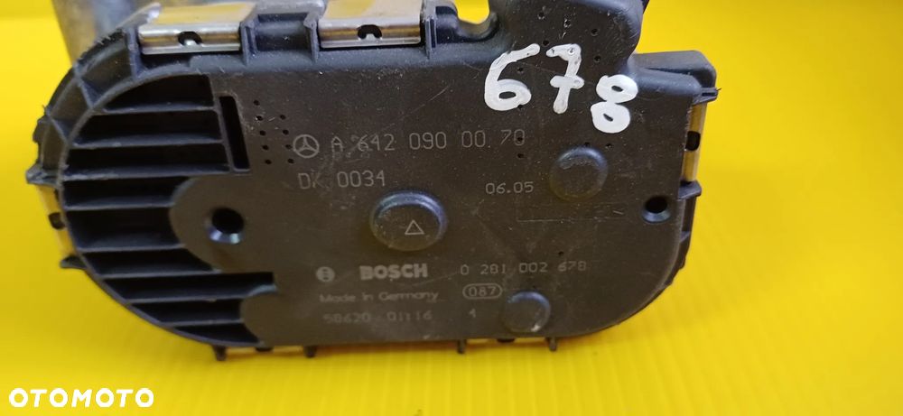 Przepustnica Mercedes CHRYSLER 3.0 CRD CDI Bosch 0281002678 A6420900070 - 2