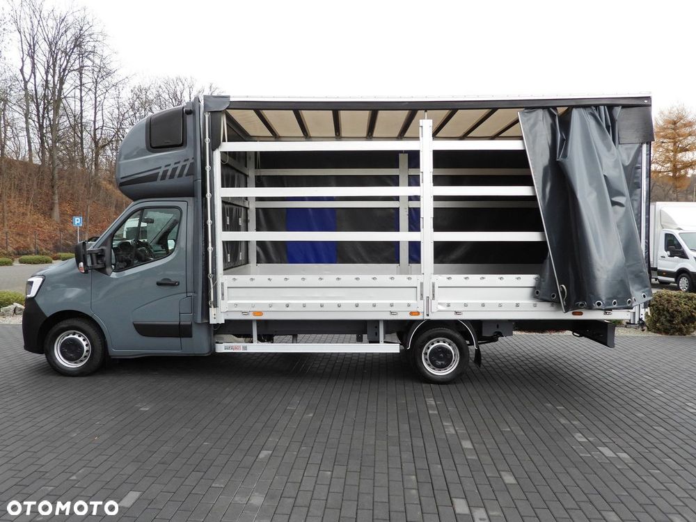 Renault MASTER PLANDEKA 10 PALET WEBASTO TEMPOMAT LEDY PNEUMATYKA KLIMATYZACJA  165KM - 9