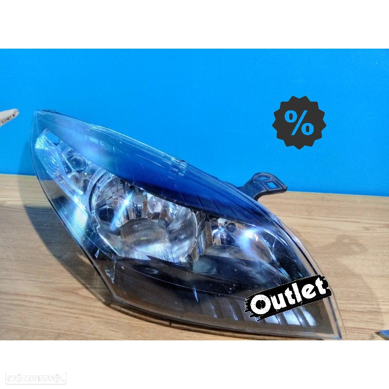R016899C3 FAROL DIR PARA RENAULT MEGANE III 08-11 FUNDO PRETO - 5