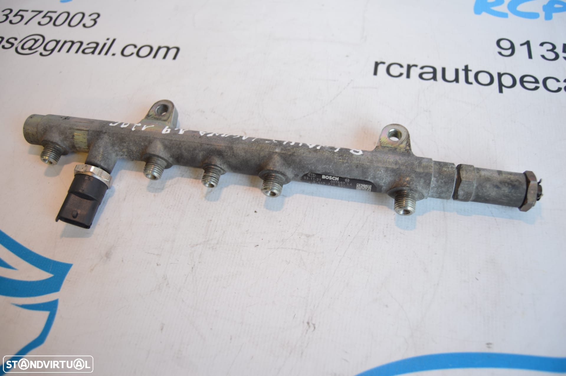 REGUA INJETOR INJETORES INJECTOR INJECTORES 0445214024 8200347176 H114017 RENAULT LAGUNA II 2 MK2 1.9DCI 120CV F9Q820 ESPACE IV 4 MK4 JK - 9