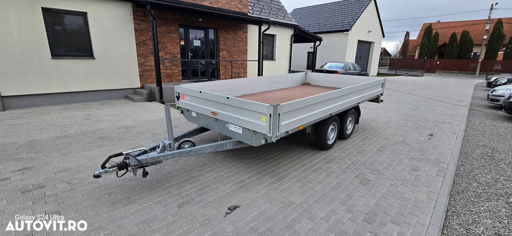 Trailer Europe ALFA, 2 axe ,1 axe , arc de foi, torsiune , sistem franare - 13
