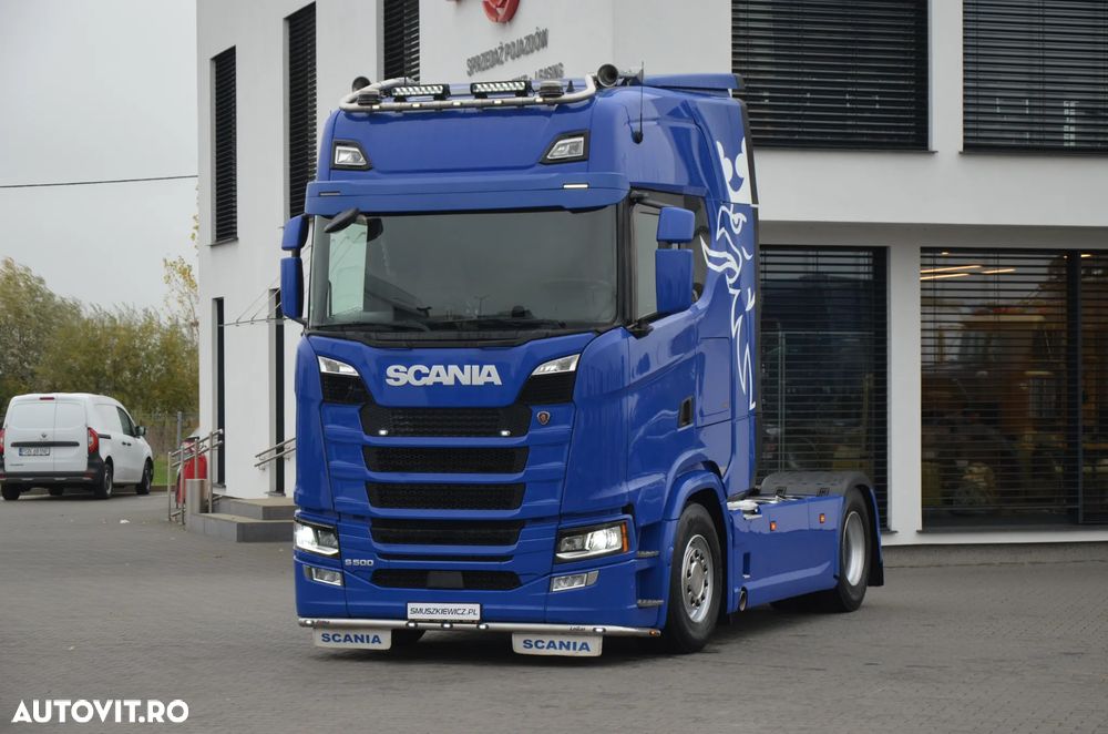 Scania S 500 / KLIMA P. / FULL AIR / FULL LED / WAGA / ACC / NAVI / CENTRALNA SMAROWANIA / 6228 - 1